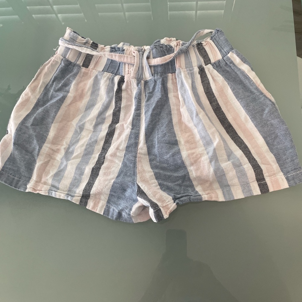 Angel Kiss High Waist Blue and Pink Shorts